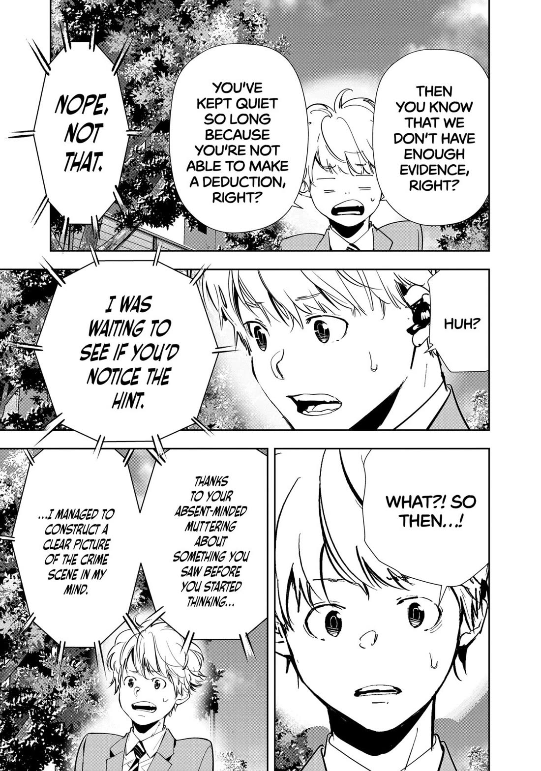 Kamonohashi Ron no Kindan Suiri chapter 136 page 19