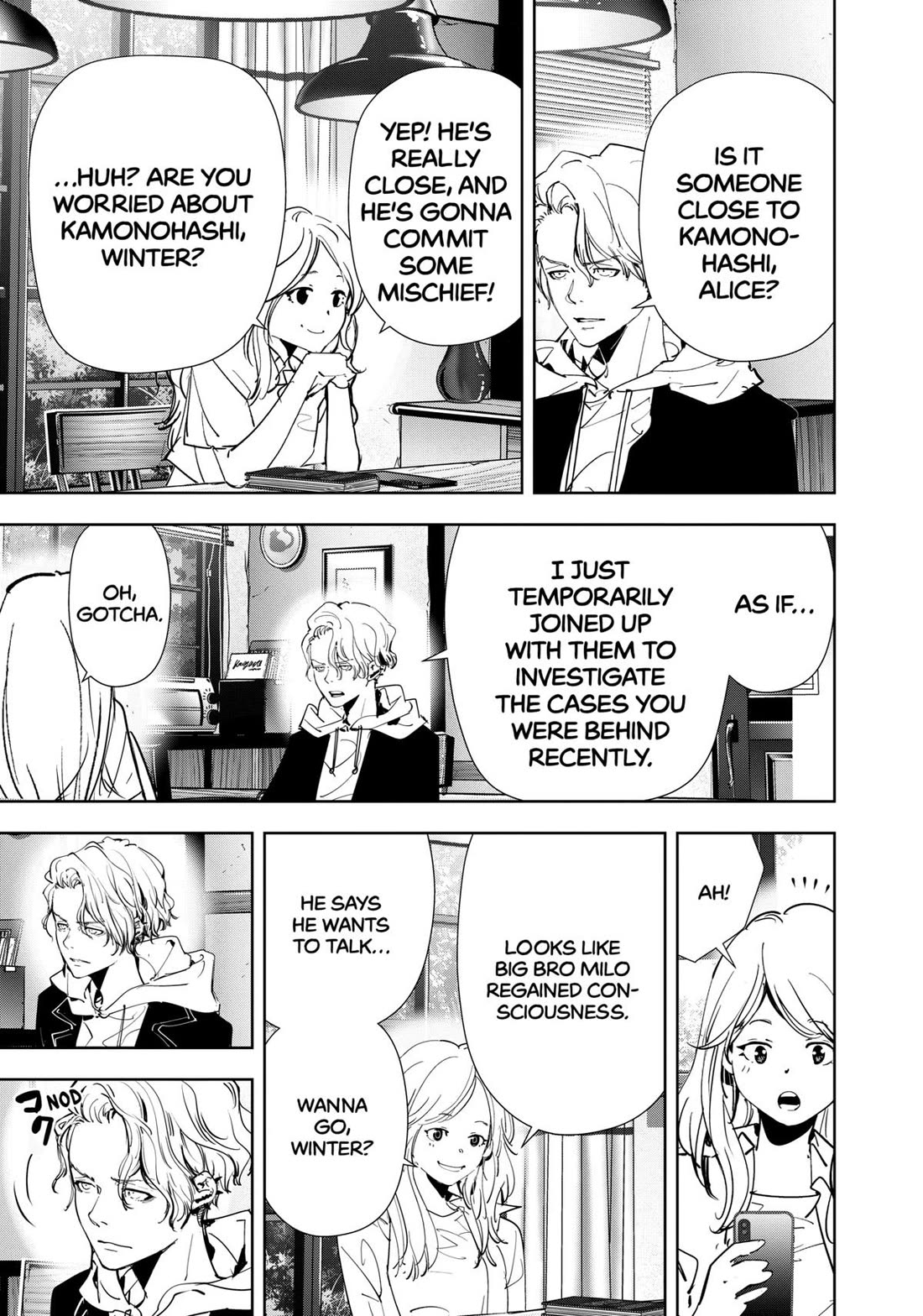 Kamonohashi Ron no Kindan Suiri chapter 140 page 9