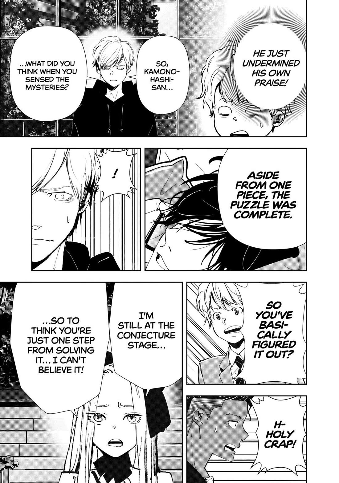 Kamonohashi Ron no Kindan Suiri chapter 143 page 13