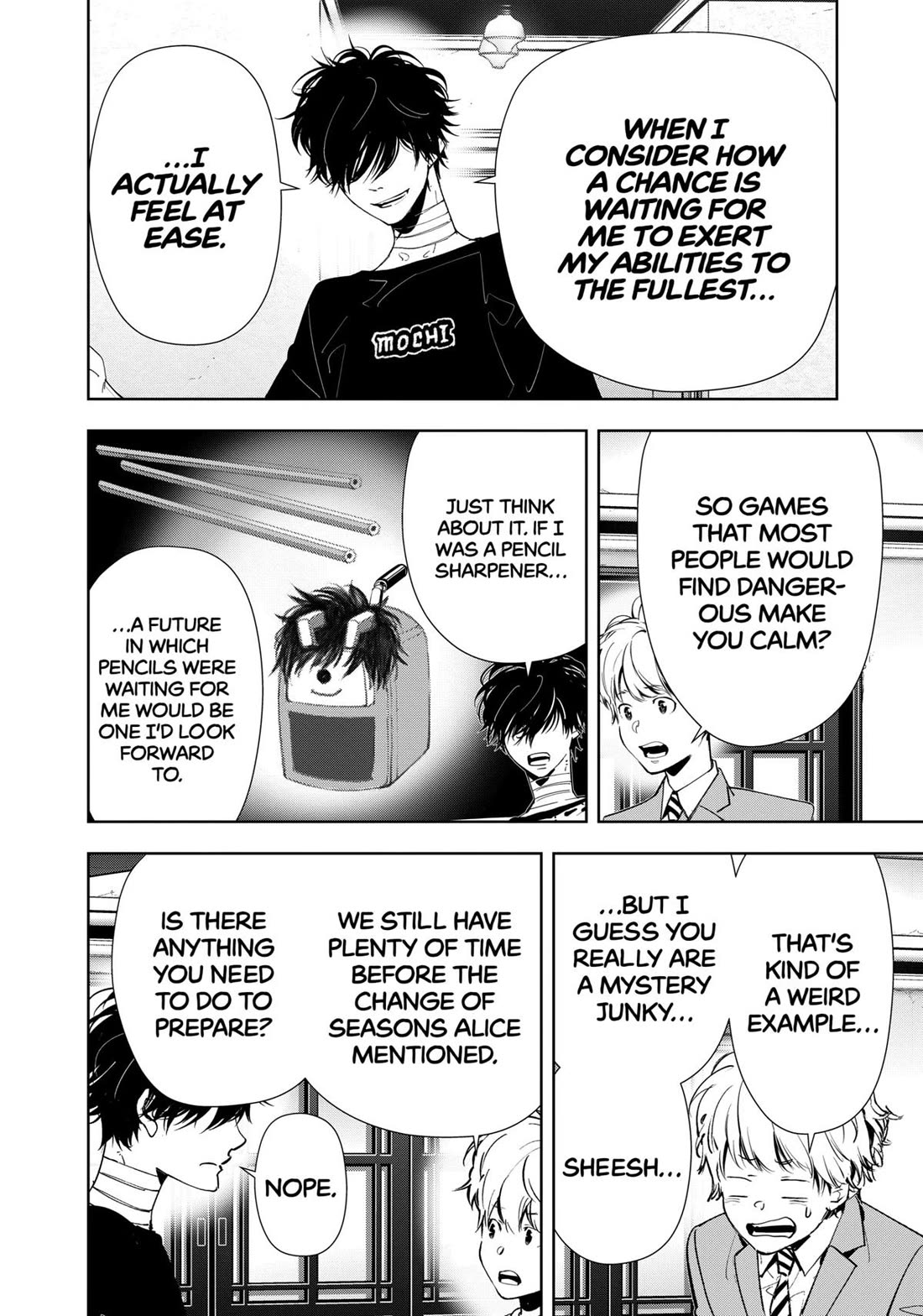 Kamonohashi Ron no Kindan Suiri chapter 150 page 8