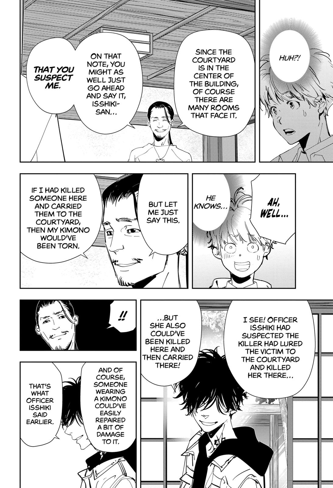 Kamonohashi Ron no Kindan Suiri chapter 47 page 14