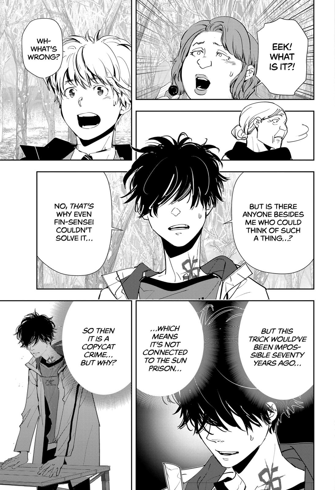 Kamonohashi Ron no Kindan Suiri chapter 55 page 15