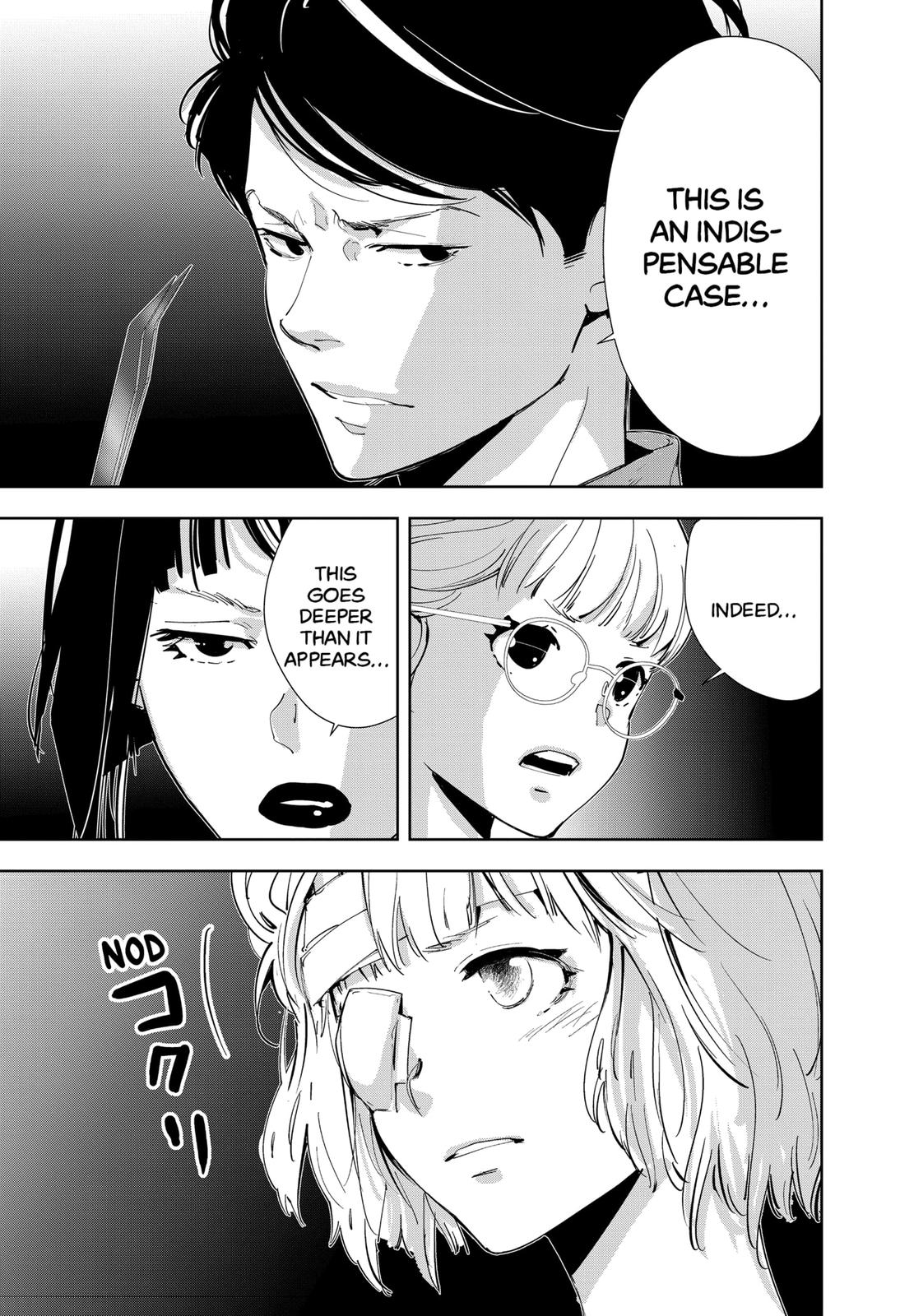 Kamonohashi Ron no Kindan Suiri chapter 58 page 1