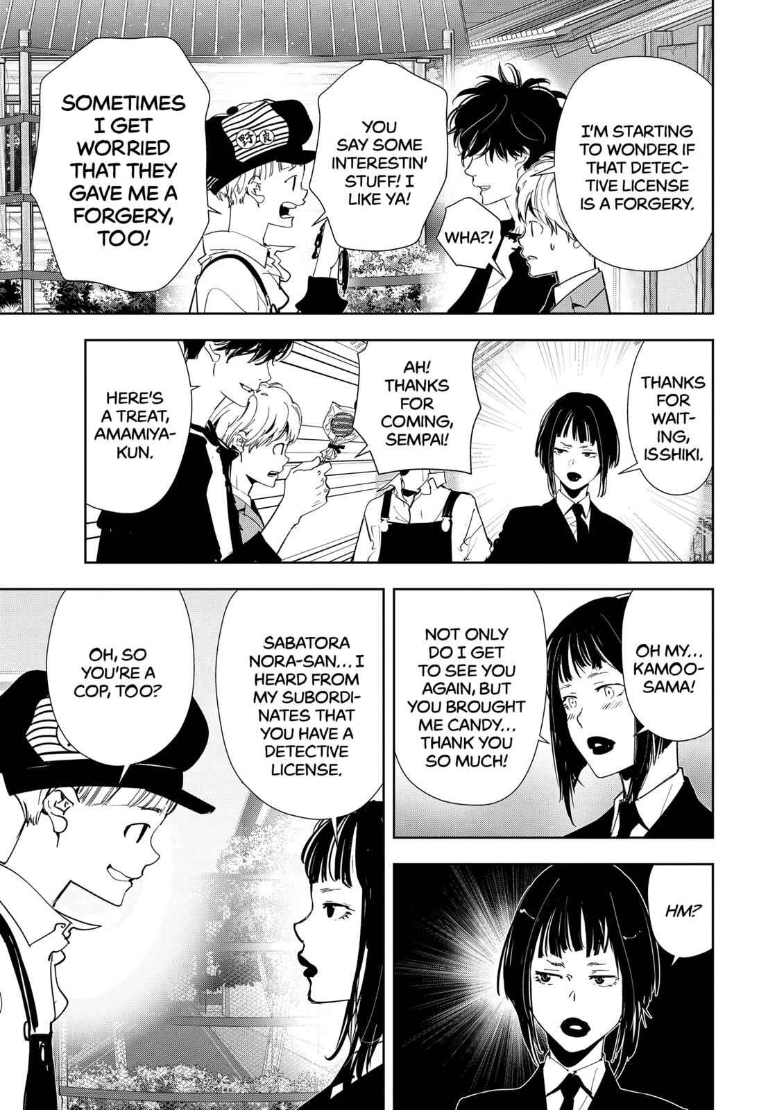 Kamonohashi Ron no Kindan Suiri chapter 61 page 9