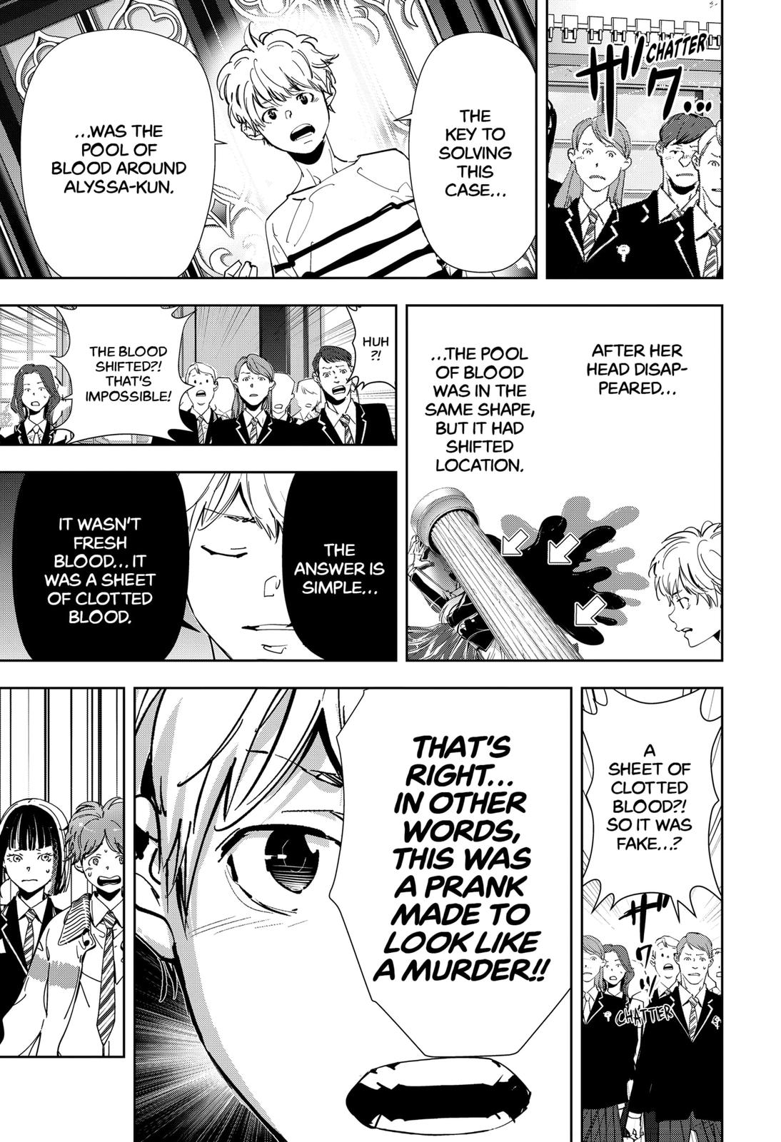 Kamonohashi Ron no Kindan Suiri chapter 99 page 9