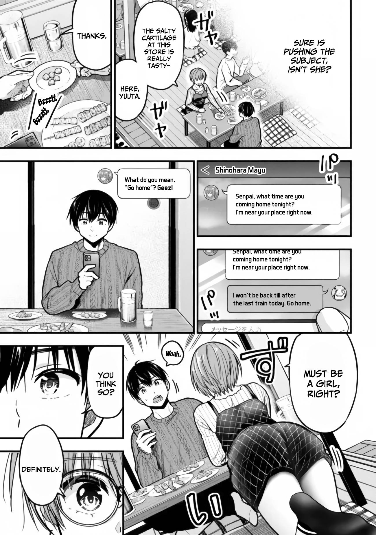 Kanojo Ni Uwaki Sareteita Ore Ga, Koakuma Na Kouhai Ni Natsukareteimasu chapter 11 page 28
