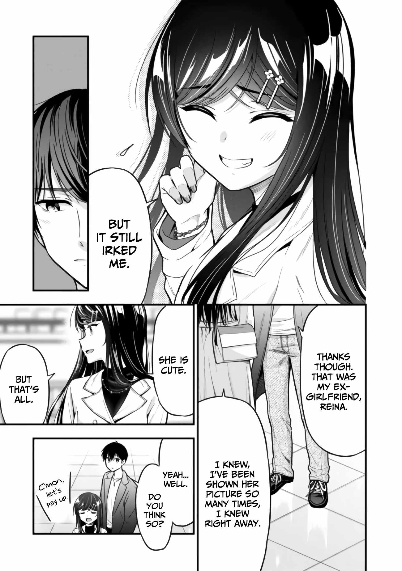 Kanojo ni Uwakisareteita Ore ga, Koakuma na Kouhai ni Natsukareteimasu chapter 7.1 page 9