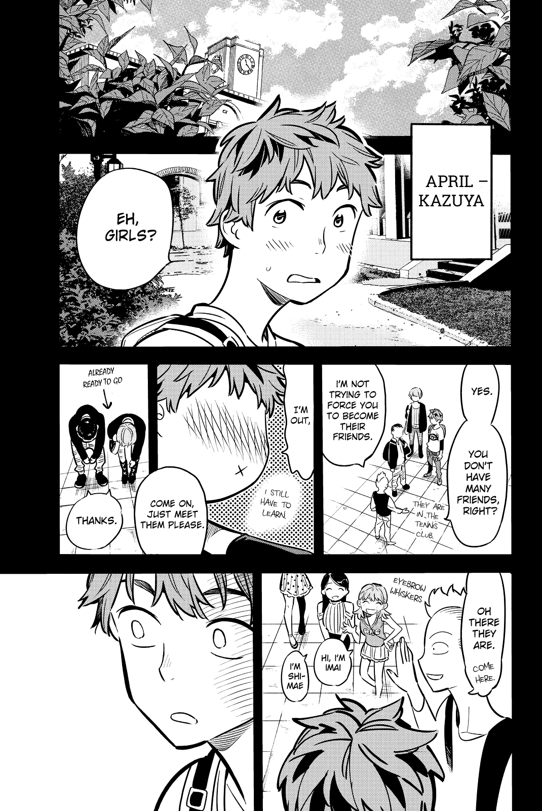 Kanojo, Okarishimasu chapter 10.5 page 1