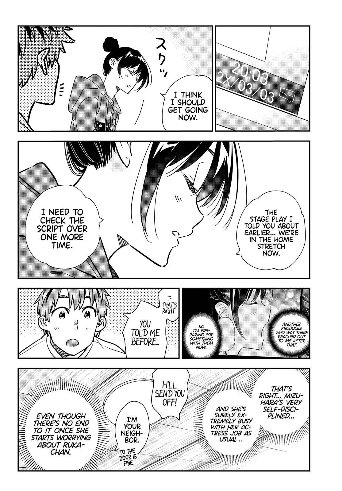 Kanojo, Okarishimasu chapter 242 page 13