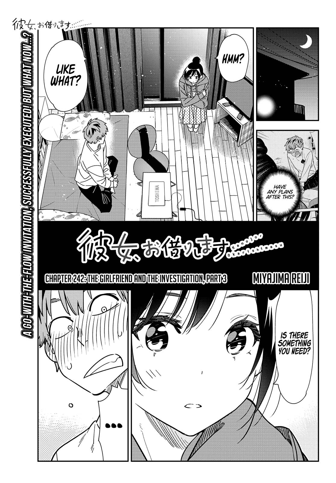 Kanojo, Okarishimasu chapter 242 page 2