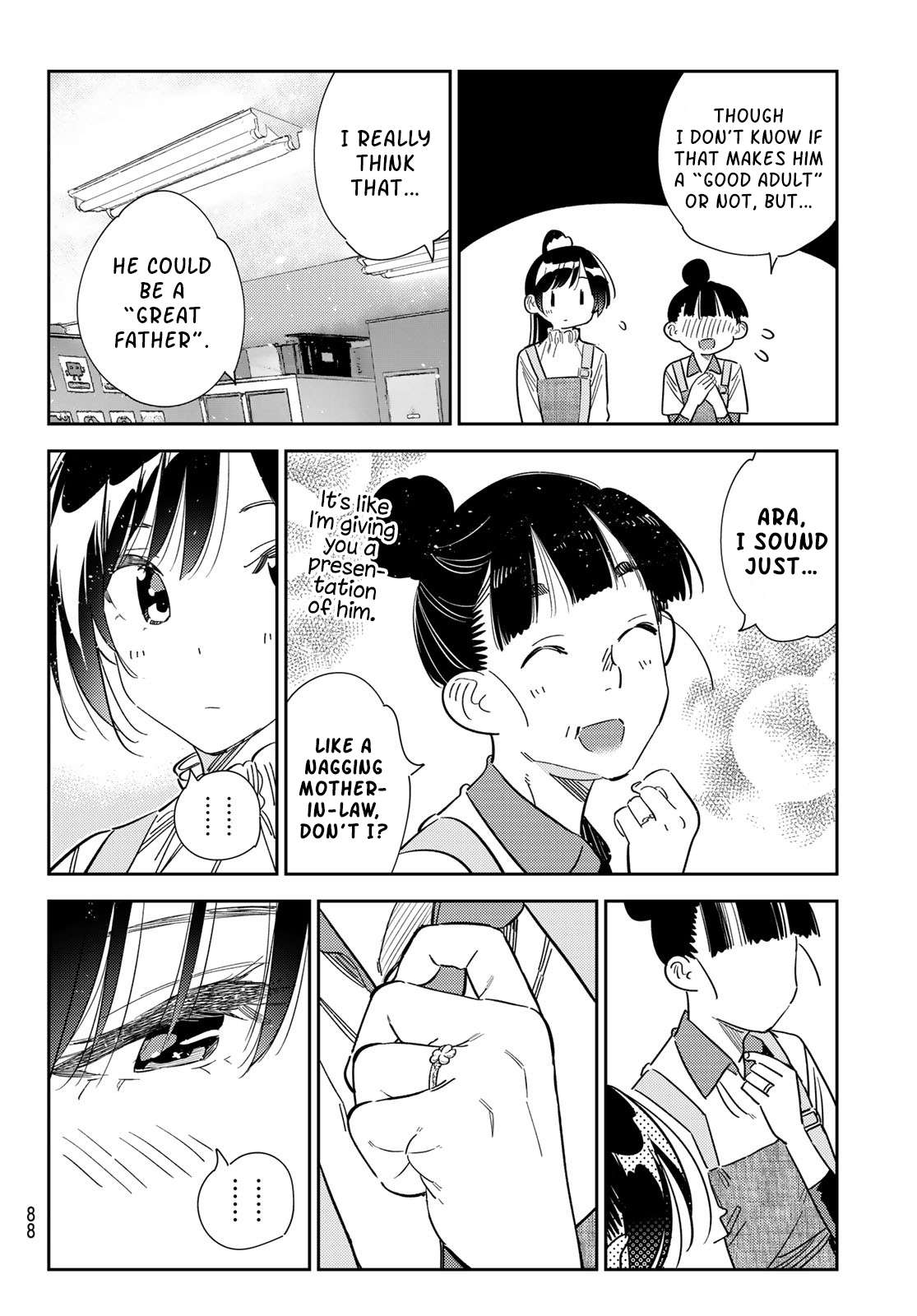 Kanojo, Okarishimasu chapter 296 page 8