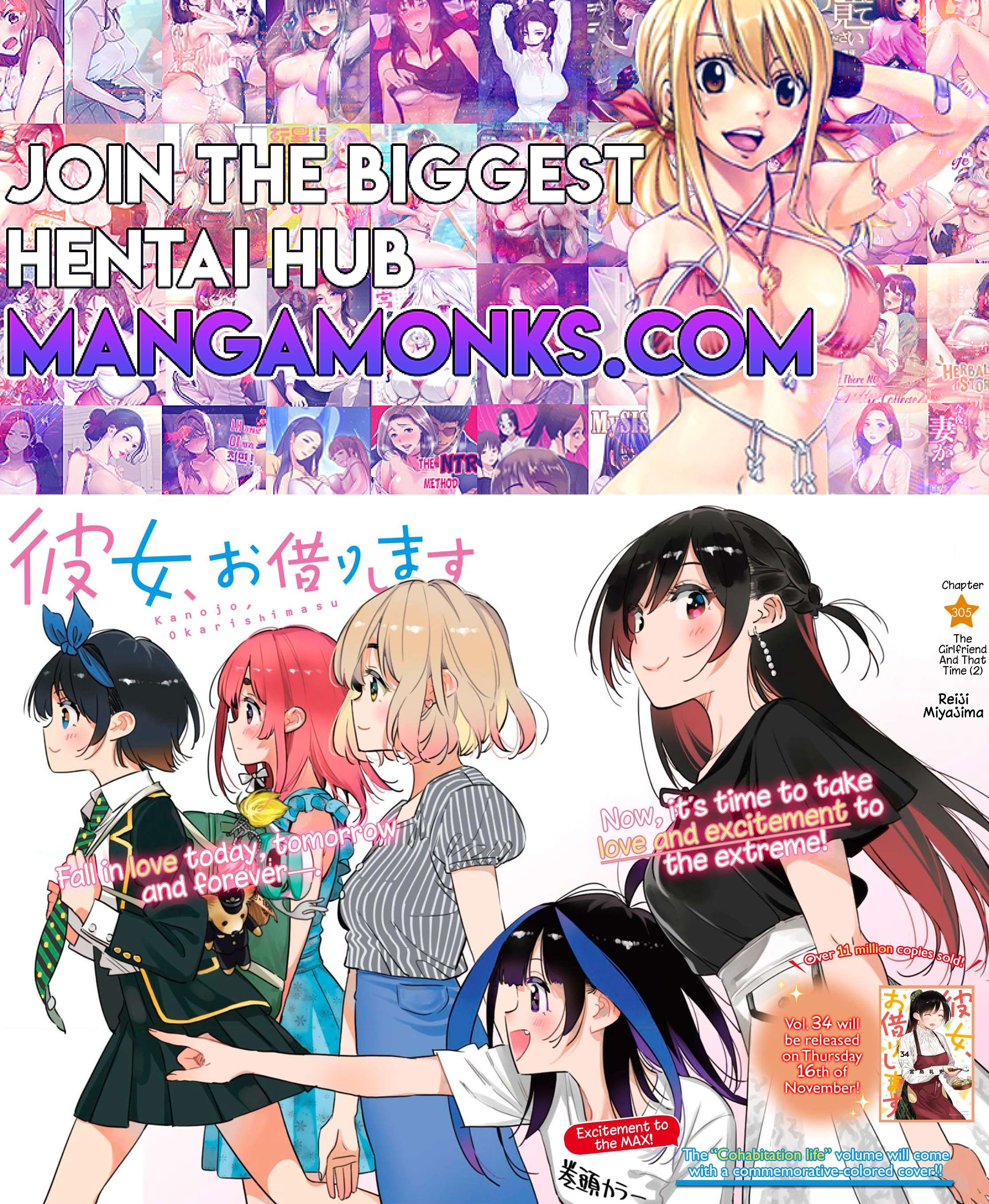 Kanojo, Okarishimasu chapter 305 page 1