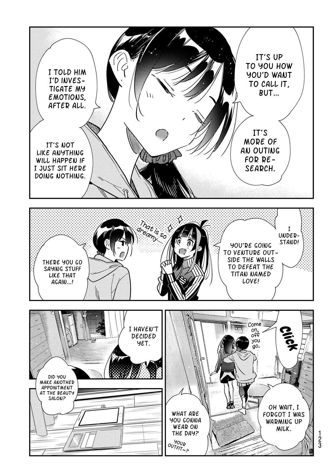 Kanojo, Okarishimasu chapter 317 page 18