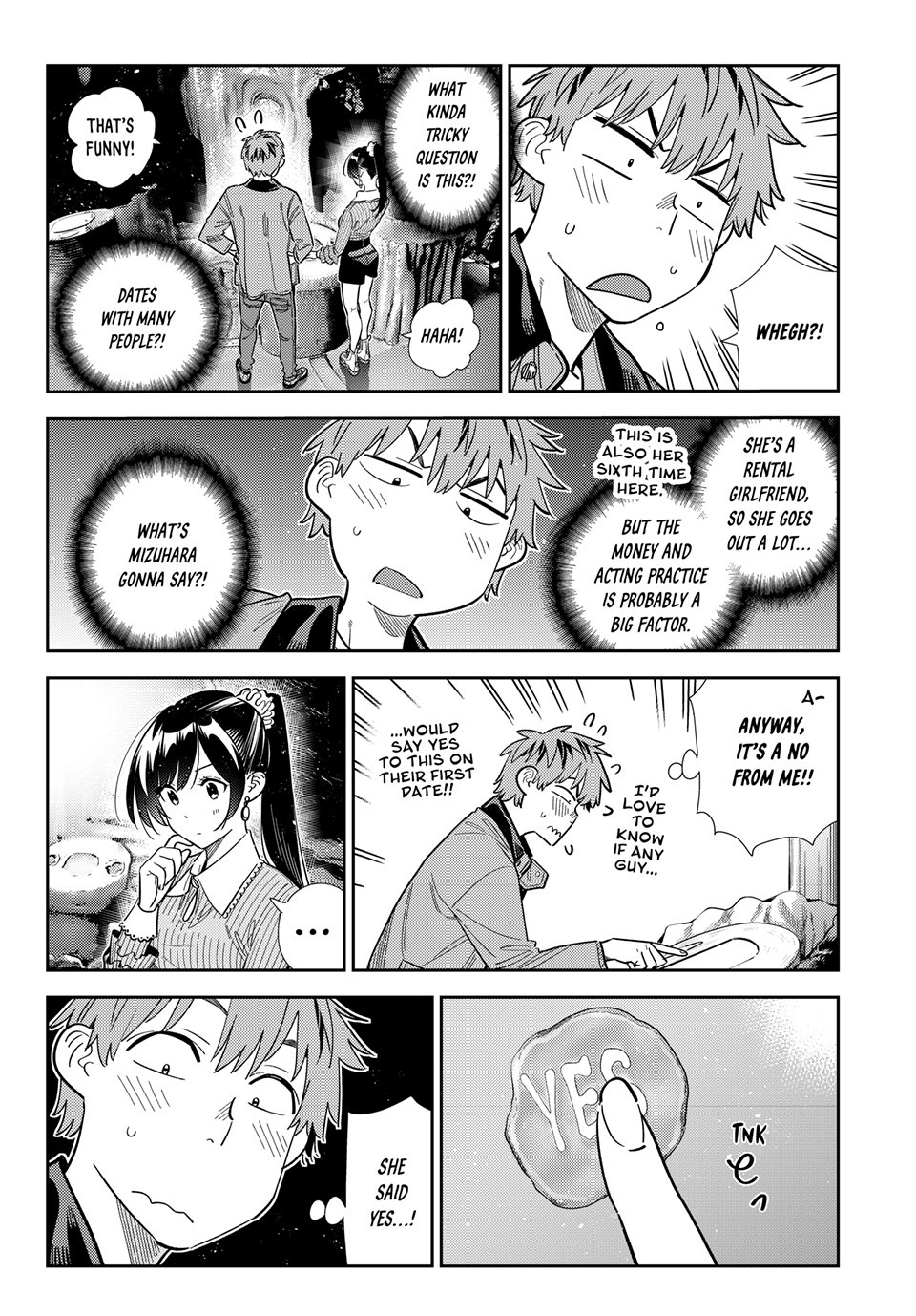 Kanojo, Okarishimasu chapter 373 page 12