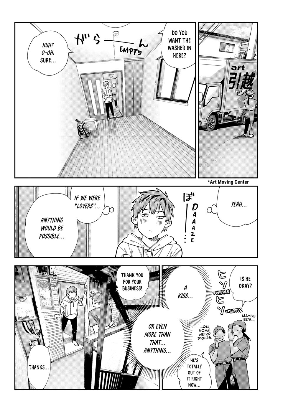 Kanojo, Okarishimasu chapter 386 page 9