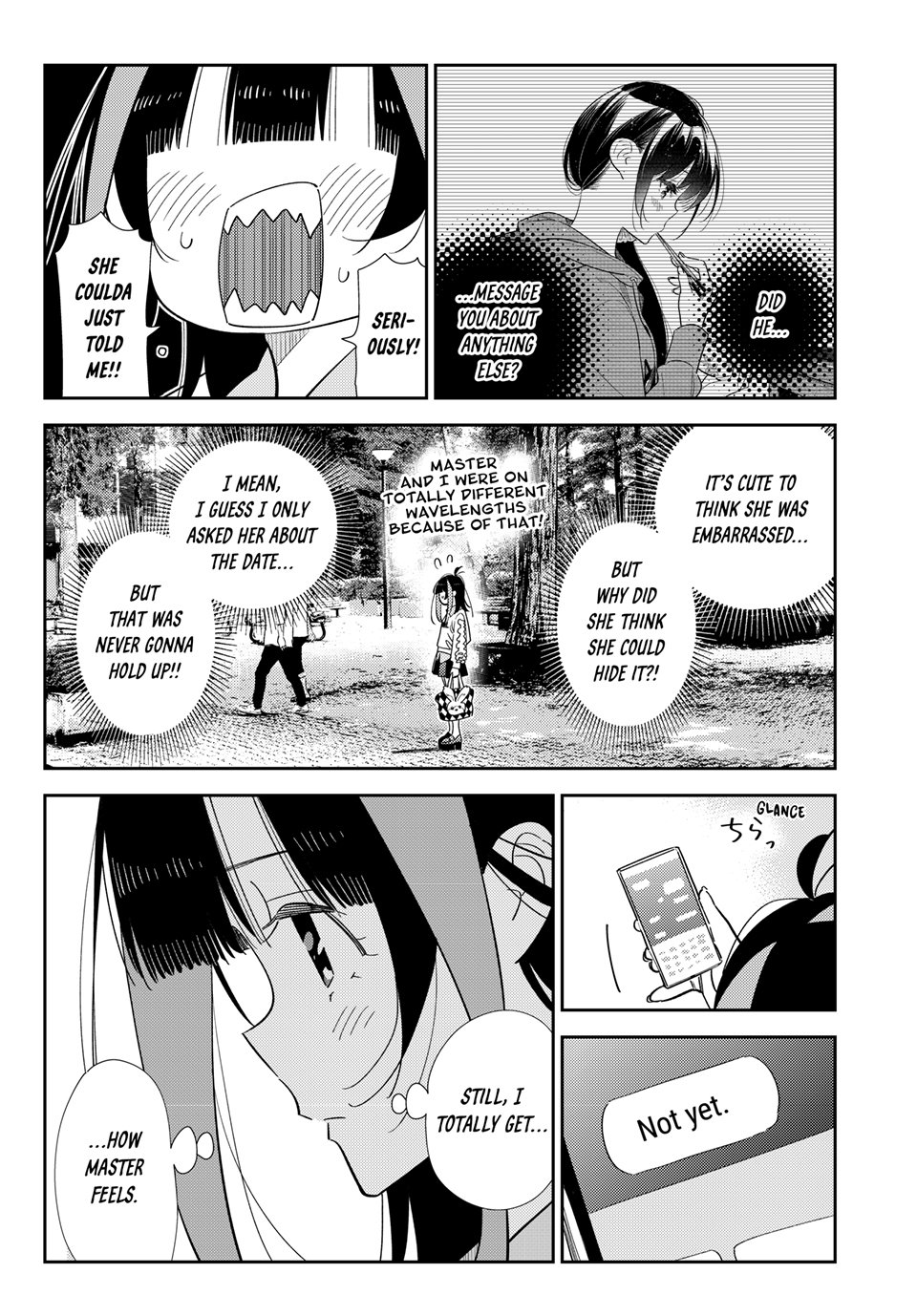 Kanojo, Okarishimasu chapter 390 page 4