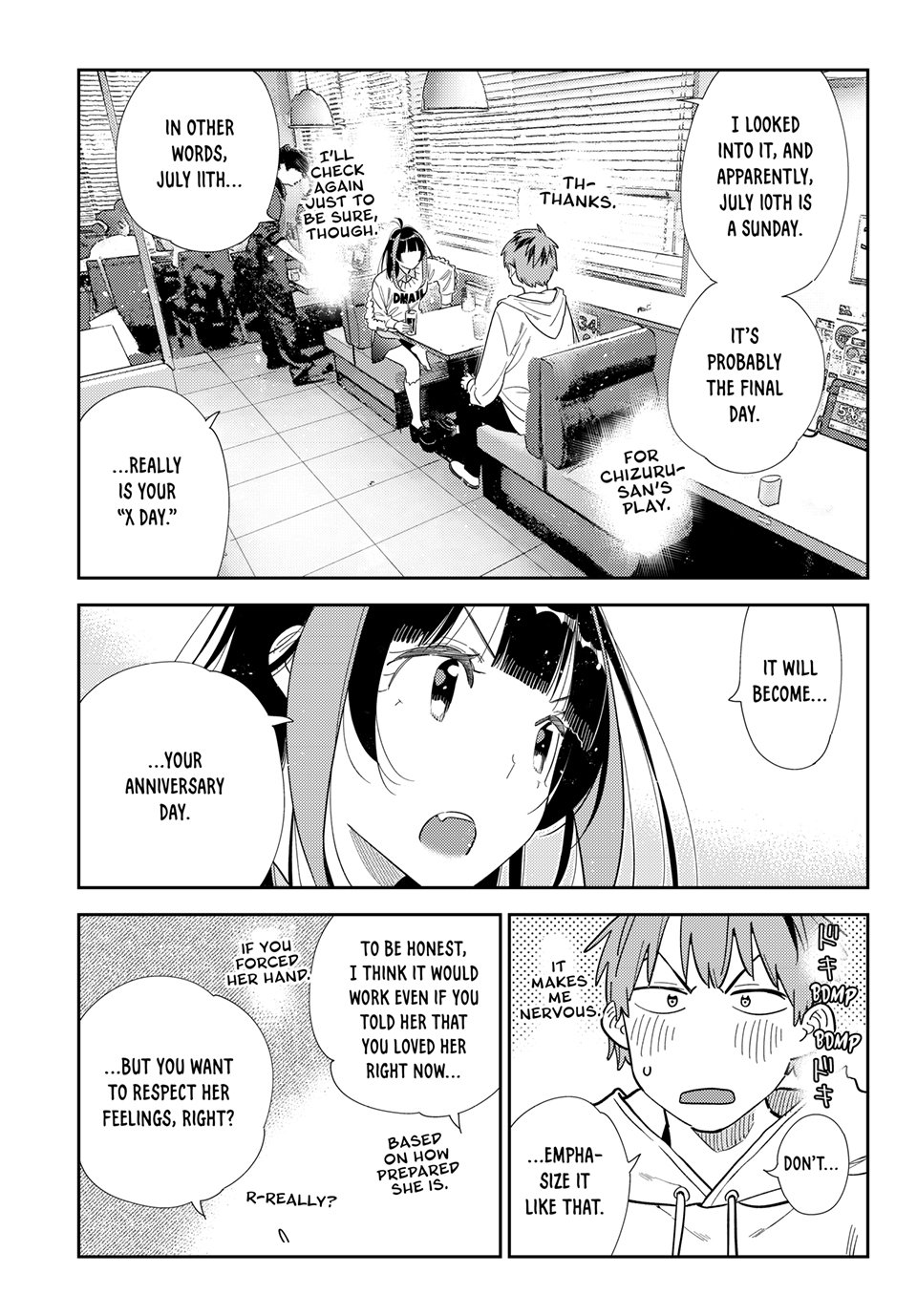 Kanojo, Okarishimasu chapter 392 page 3
