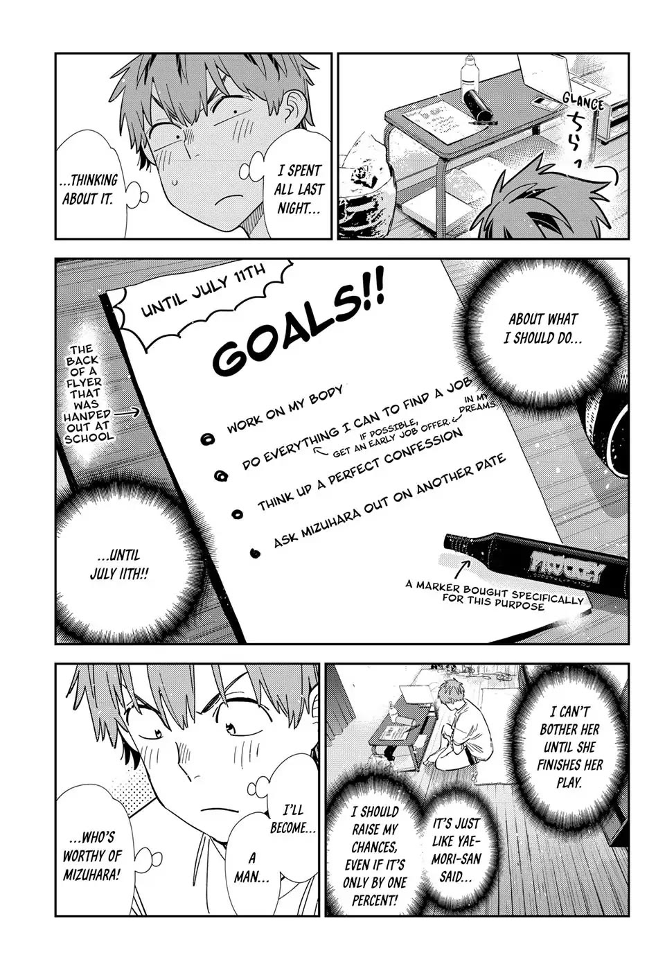 Kanojo, Okarishimasu chapter 393 page 10