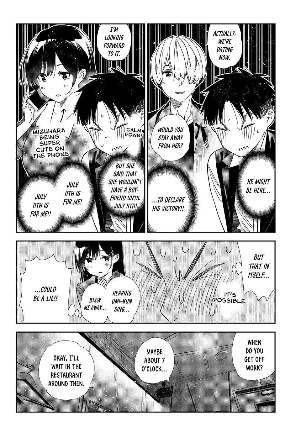 Kanojo, Okarishimasu chapter 408 page 14