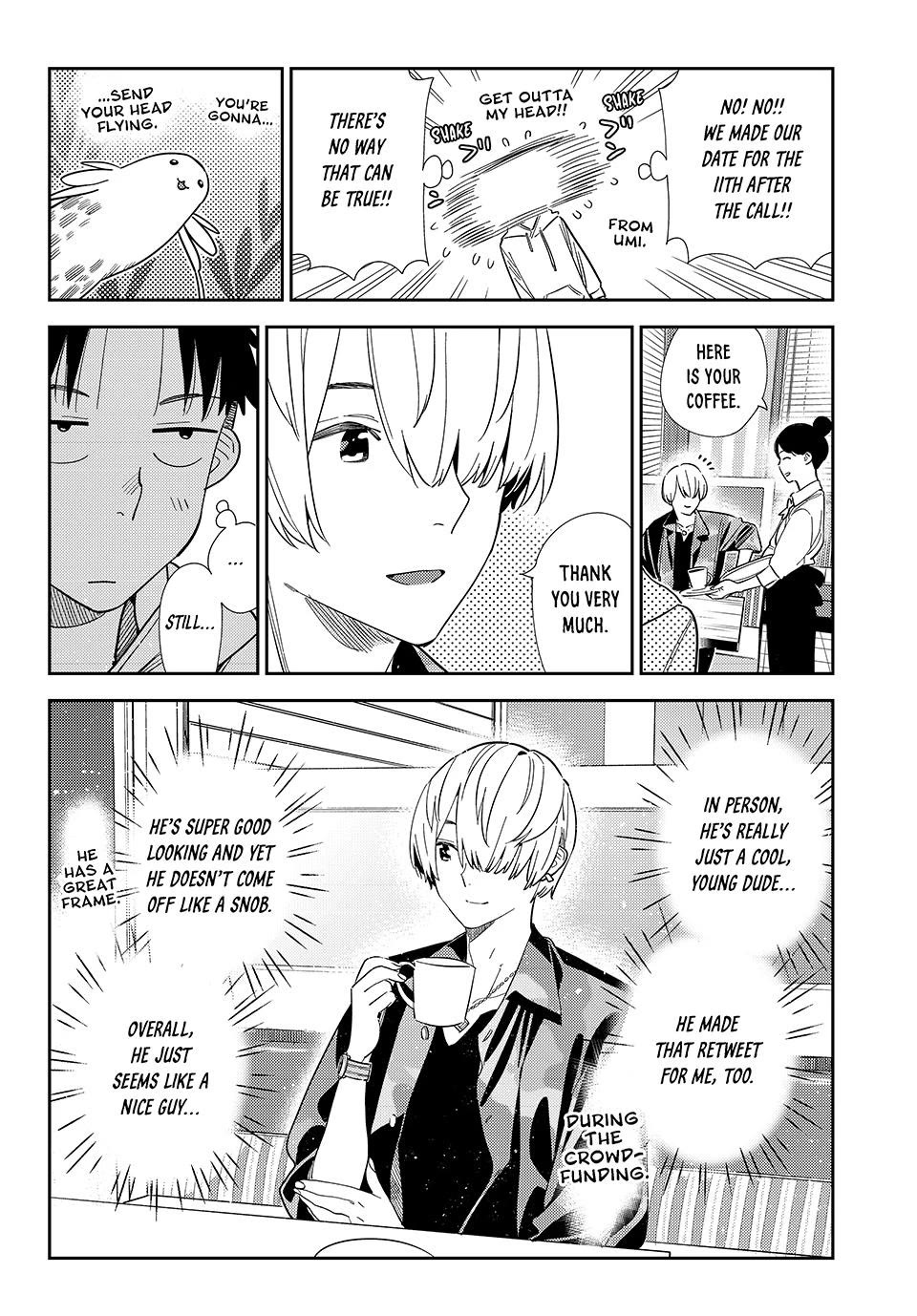Kanojo, Okarishimasu chapter 409 page 4