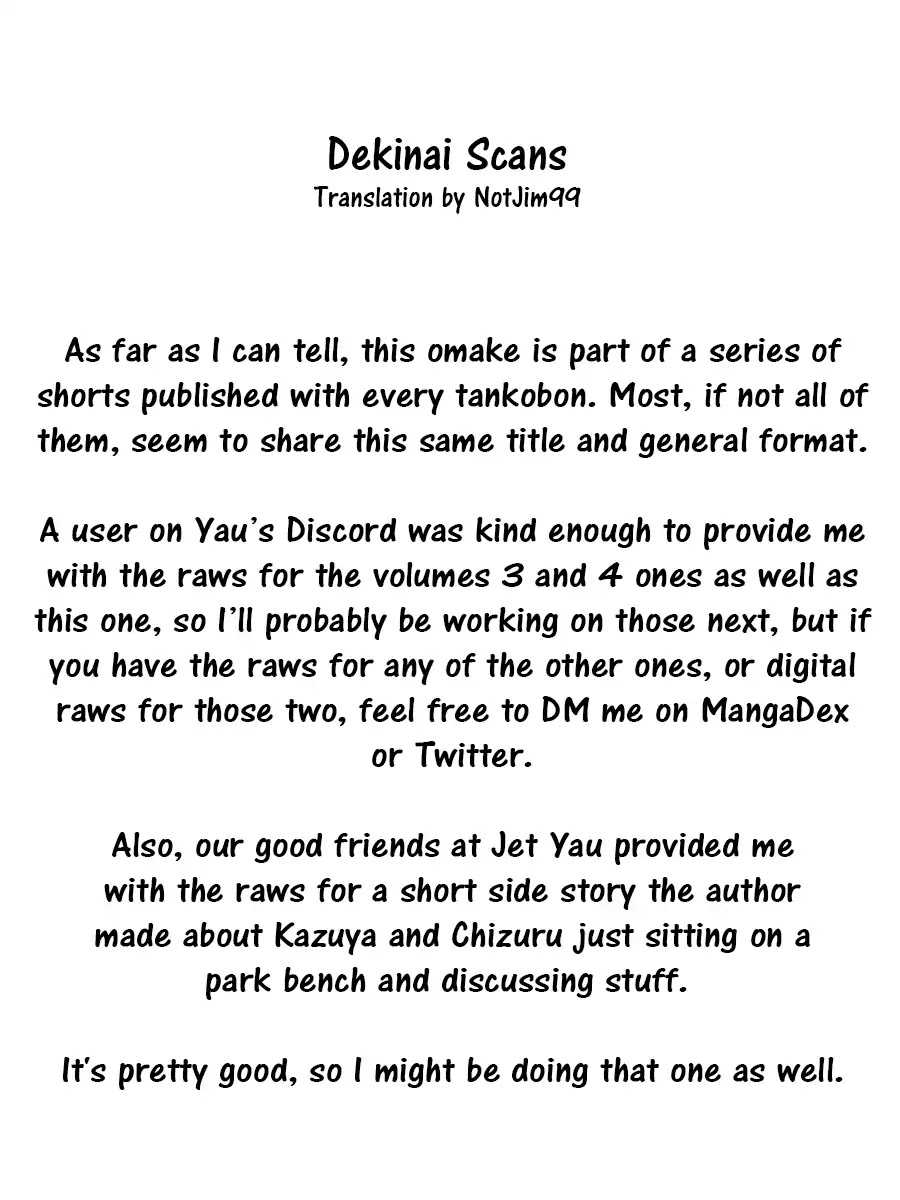 Kanojo, Okarishimasu chapter 41.5 page 3