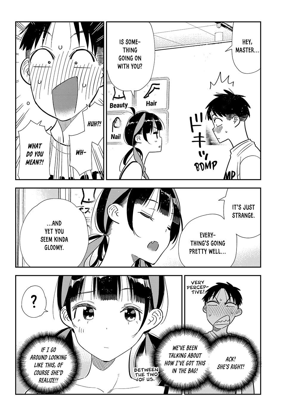 Kanojo, Okarishimasu chapter 410 page 14