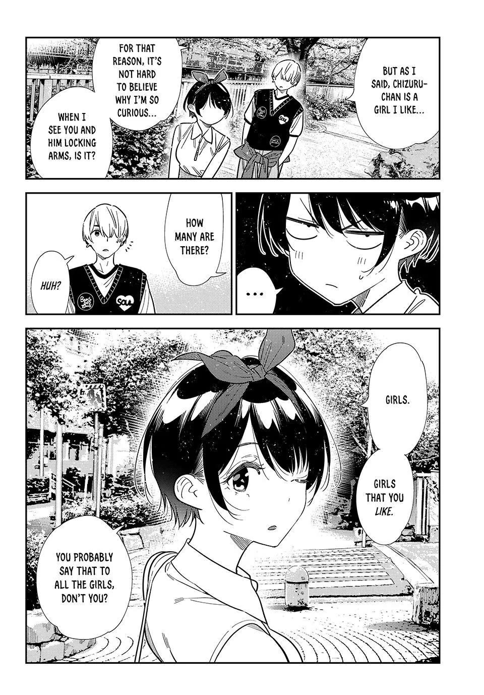 Kanojo, Okarishimasu chapter 428 page 10