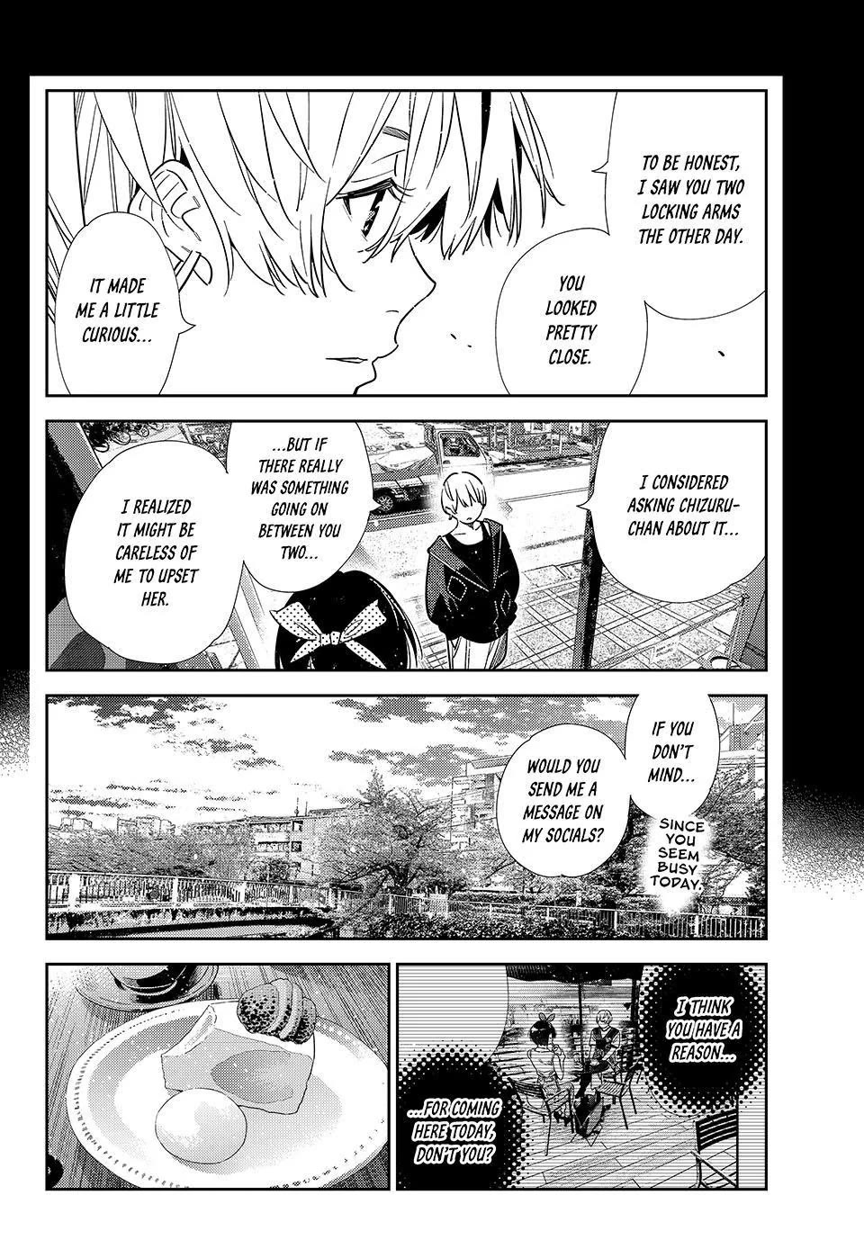 Kanojo, Okarishimasu chapter 428 page 8
