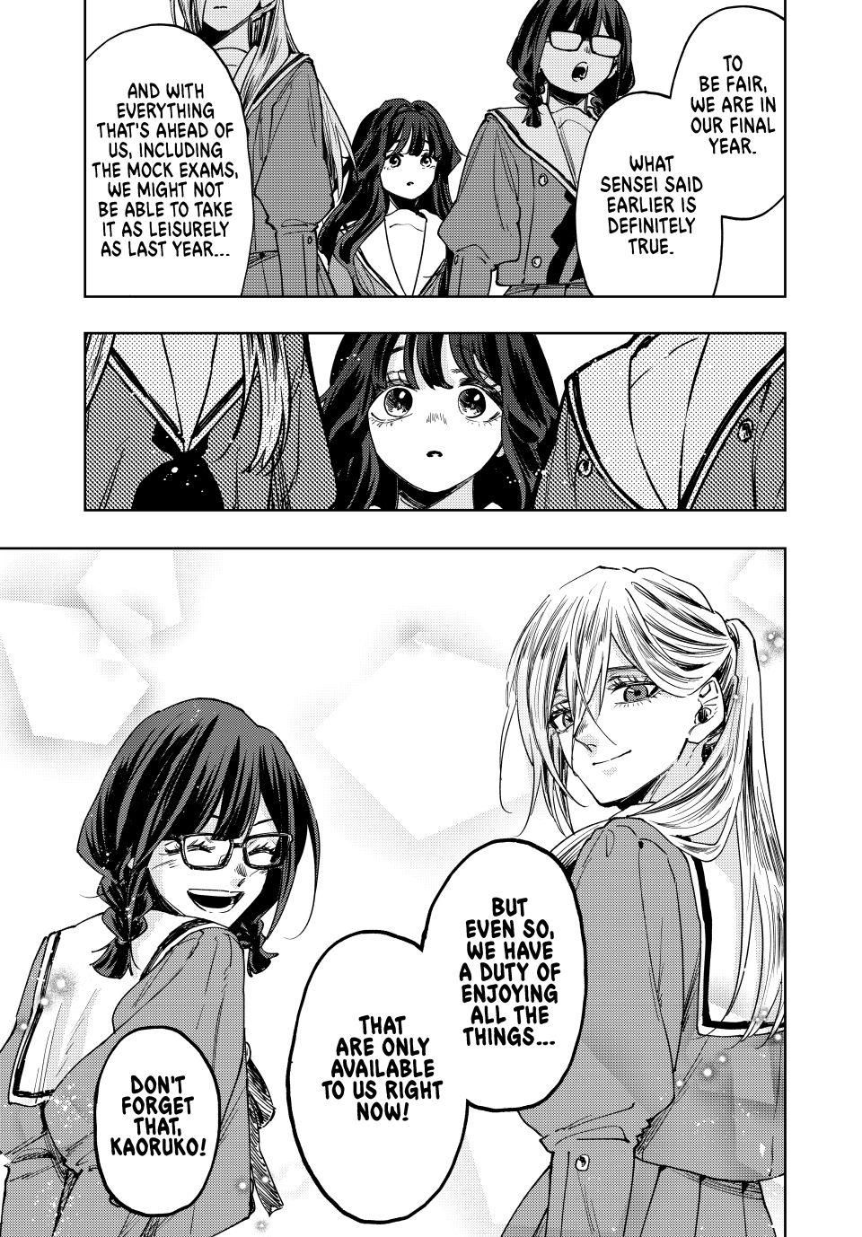 Kaoru Hana wa Rin to Saku chapter 122 page 17