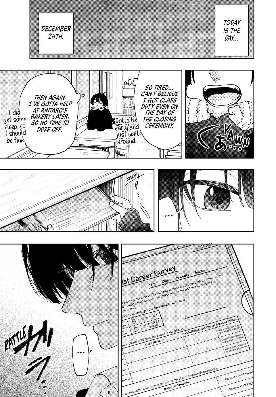 Kaoru Hana wa Rin to Saku chapter 92 page 1