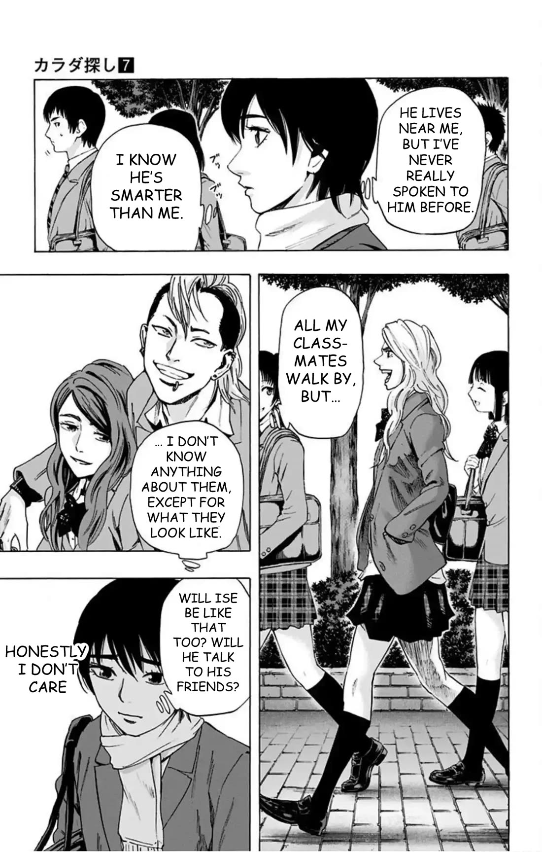 Karada Sagashi chapter 59 page 58