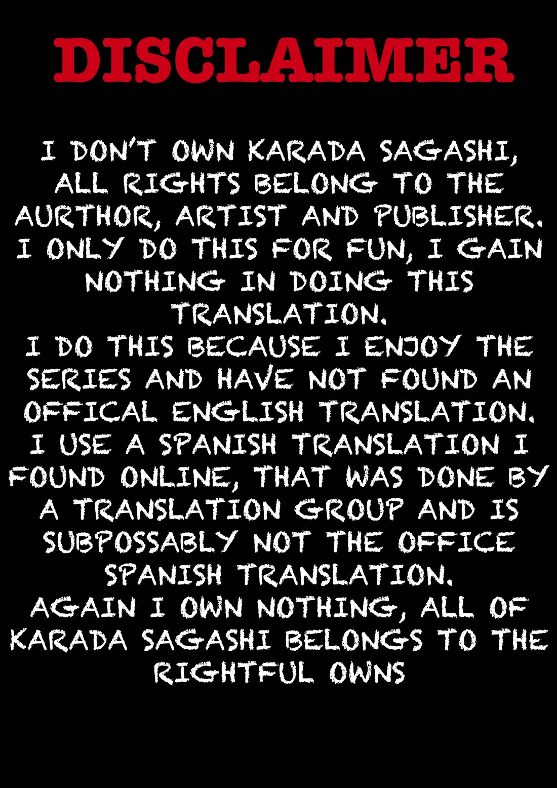 Karada Sagashi chapter 70 page 1