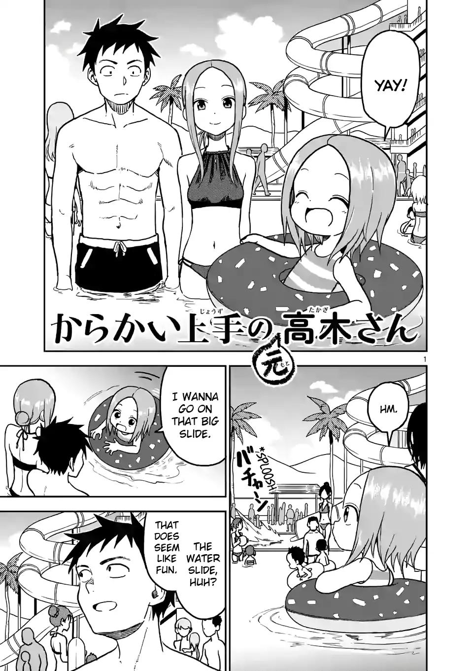 Karakai Jouzu no (Moto) Takagi-san chapter 102 page 1