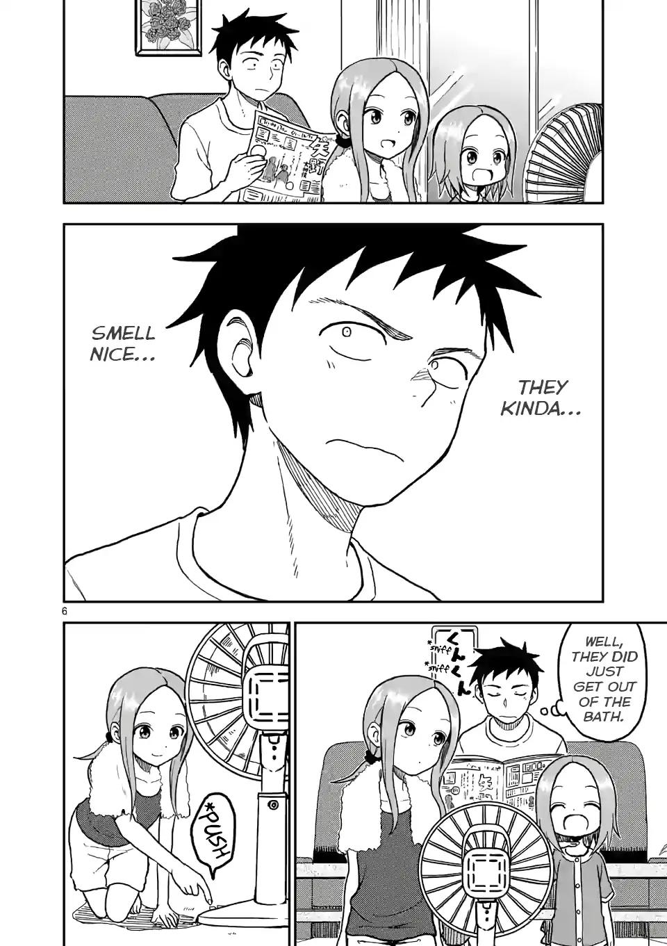 Karakai Jouzu no (Moto) Takagi-san chapter 104 page 6