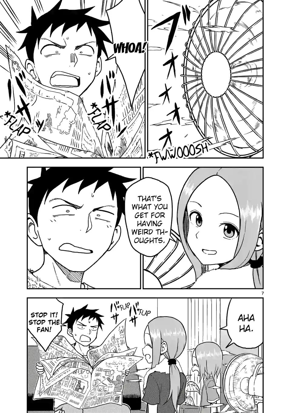 Karakai Jouzu no (Moto) Takagi-san chapter 104 page 7