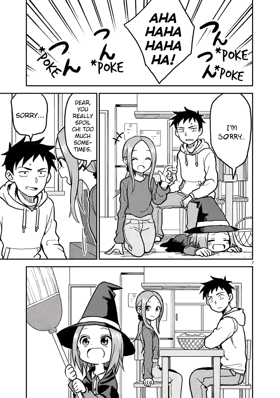 Karakai Jouzu no (Moto) Takagi-san chapter 110 page 7