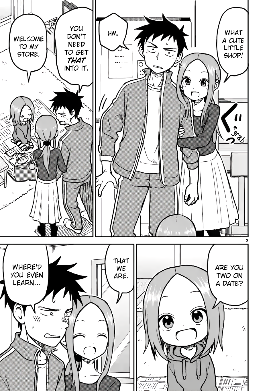 Karakai Jouzu no (Moto) Takagi-san chapter 111 page 3