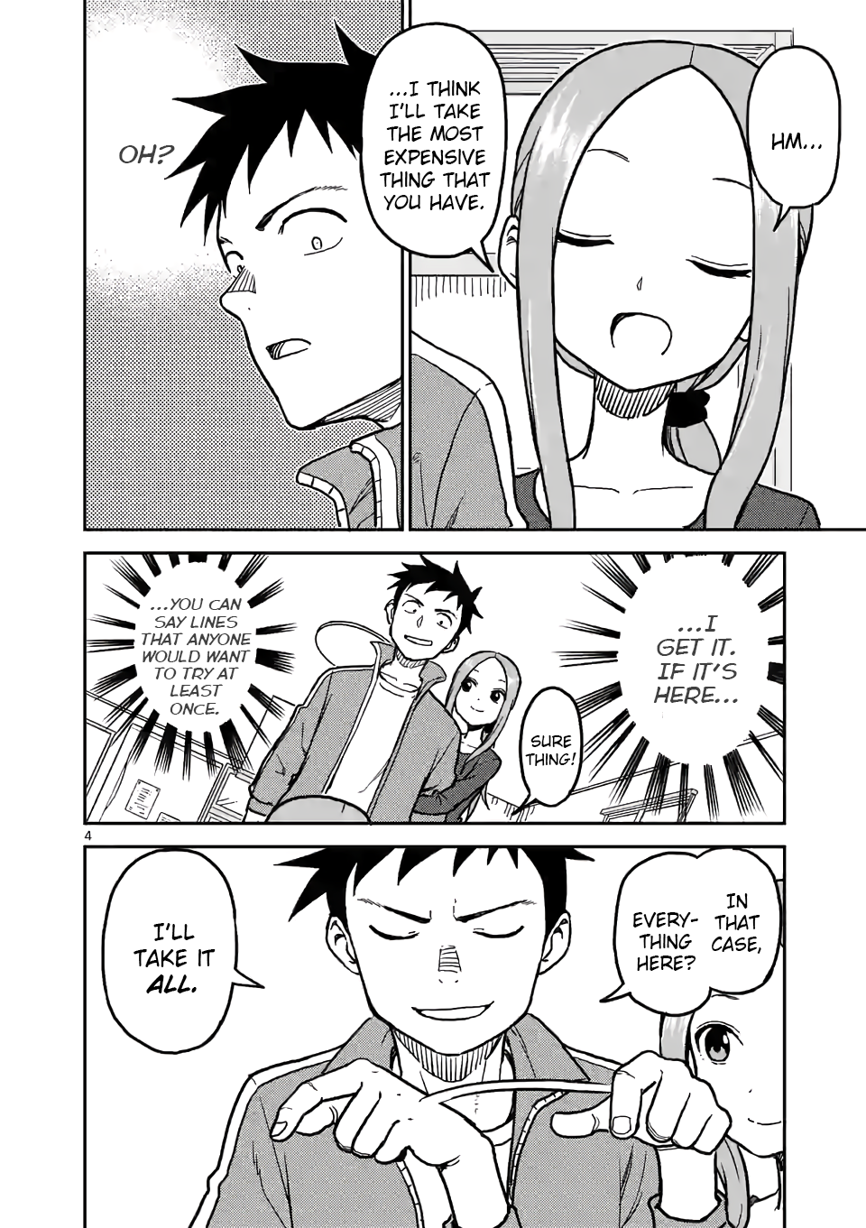 Karakai Jouzu no (Moto) Takagi-san chapter 111 page 4