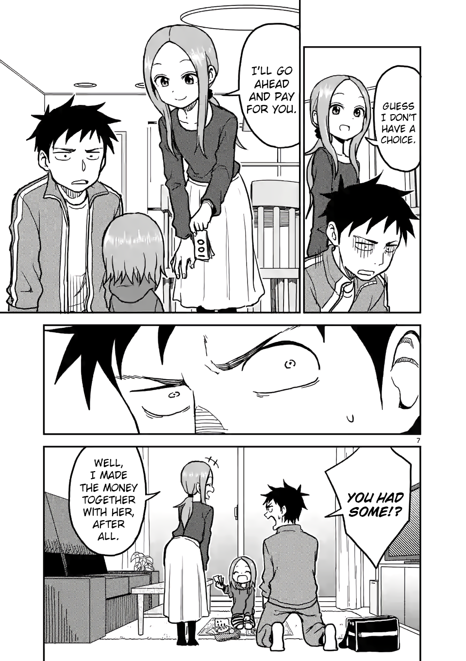 Karakai Jouzu no (Moto) Takagi-san chapter 111 page 7