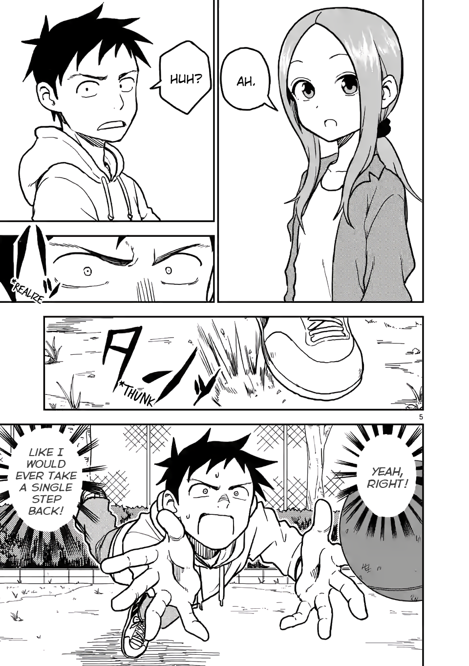 Karakai Jouzu no (Moto) Takagi-san chapter 112 page 5
