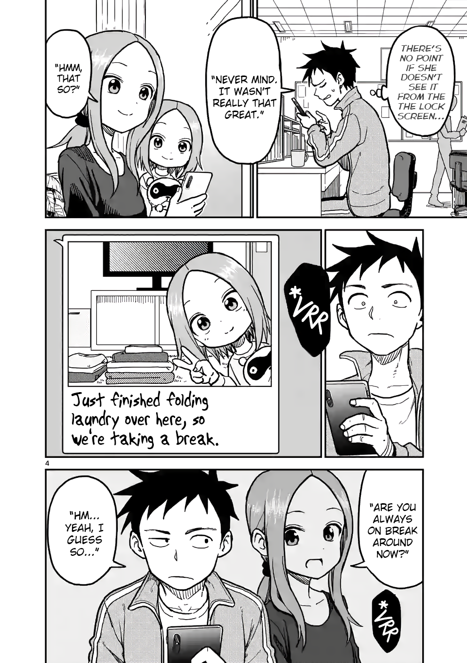 Karakai Jouzu no (Moto) Takagi-san chapter 113 page 4
