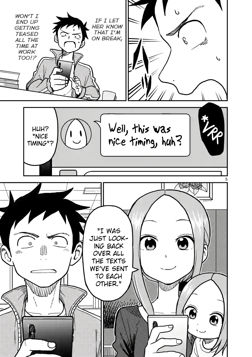 Karakai Jouzu no (Moto) Takagi-san chapter 113 page 5