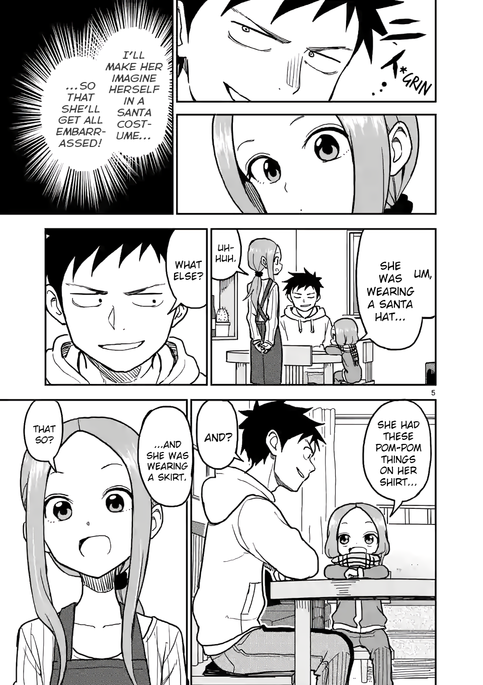 Karakai Jouzu no (Moto) Takagi-san chapter 117 page 5