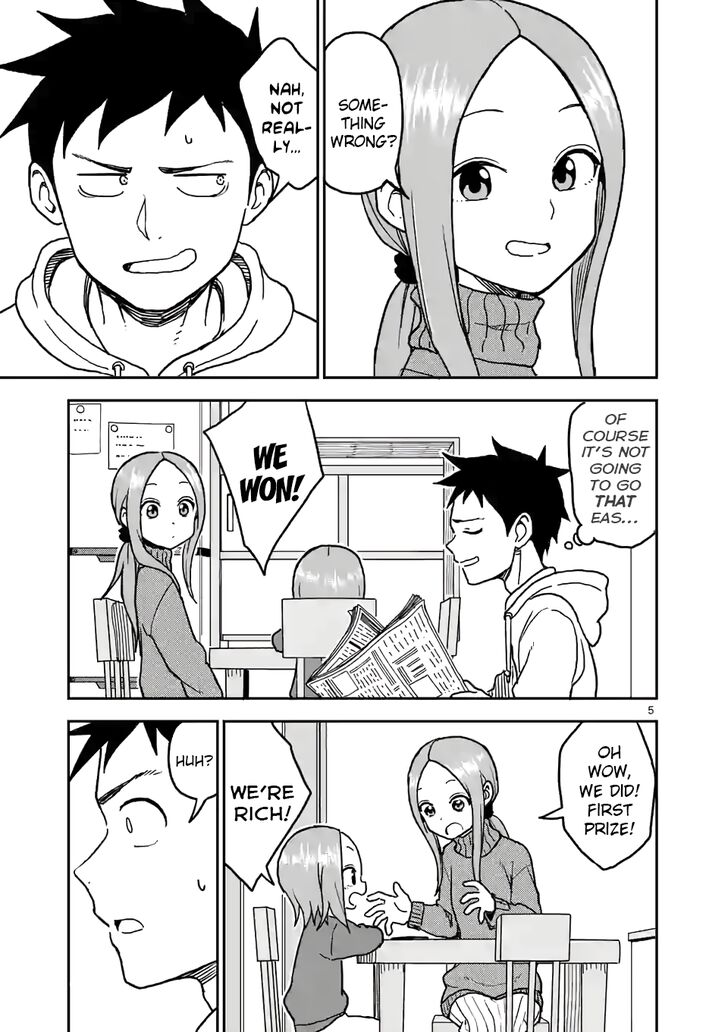 Karakai Jouzu no (Moto) Takagi-san chapter 119 page 5