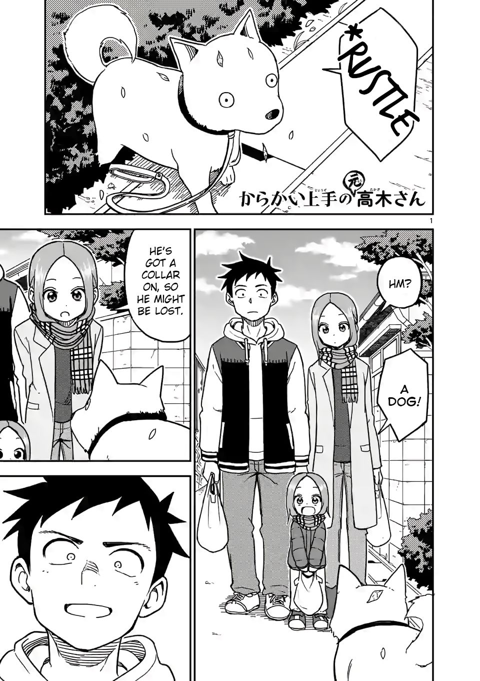 Karakai Jouzu no (Moto) Takagi-san chapter 123 page 1