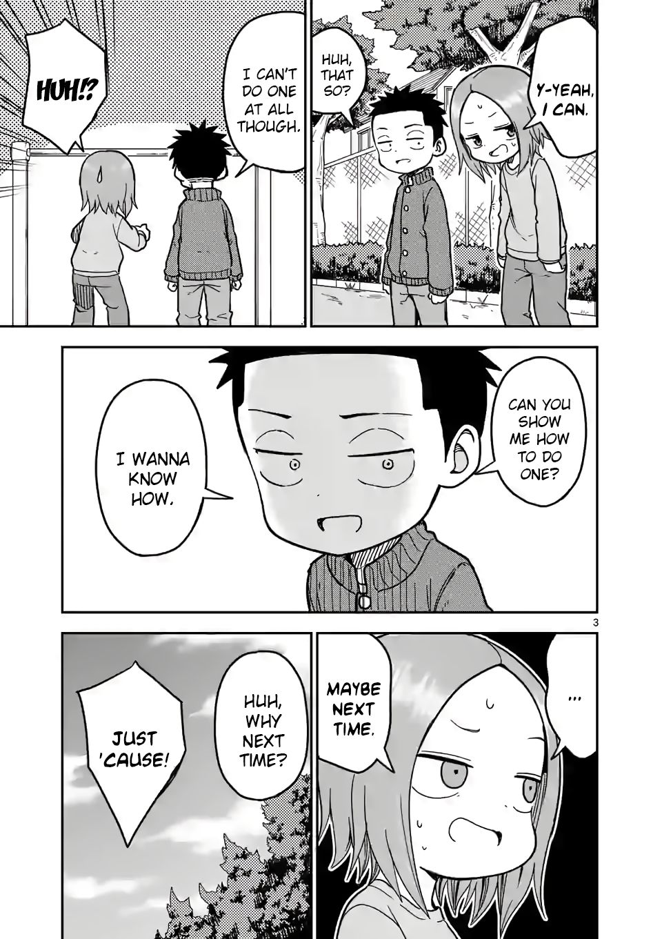 Karakai Jouzu no (Moto) Takagi-san chapter 128 page 3