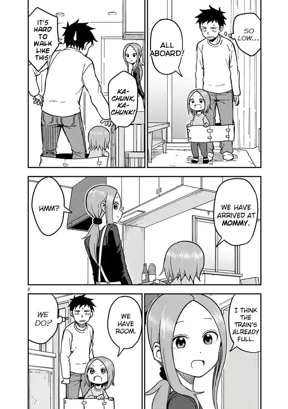 Karakai Jouzu no (Moto) Takagi-san chapter 131 page 2