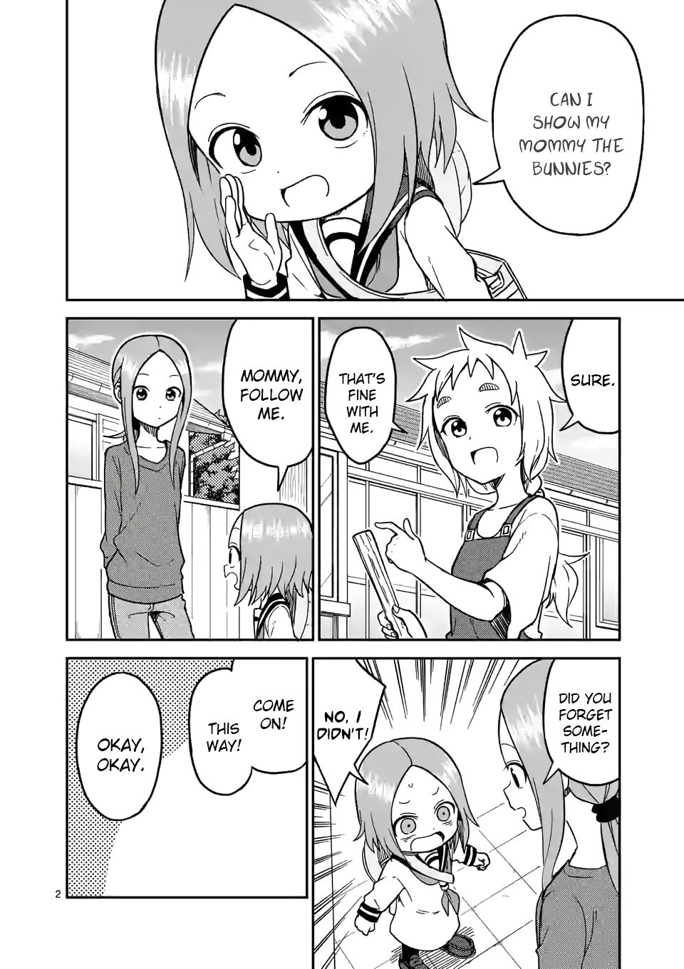 Karakai Jouzu no (Moto) Takagi-san chapter 135 page 2