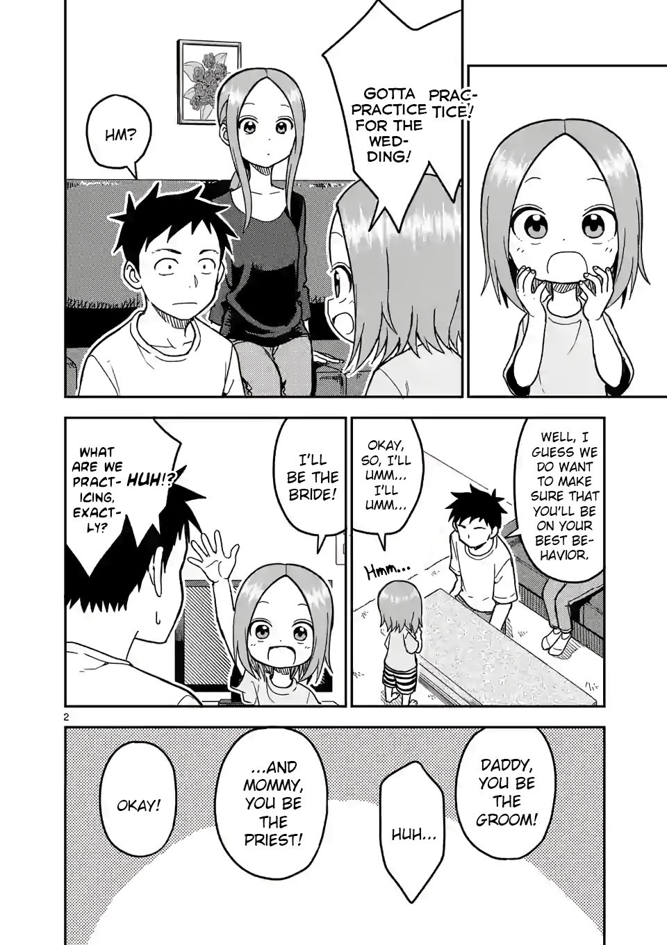 Karakai Jouzu no (Moto) Takagi-san chapter 139 page 2