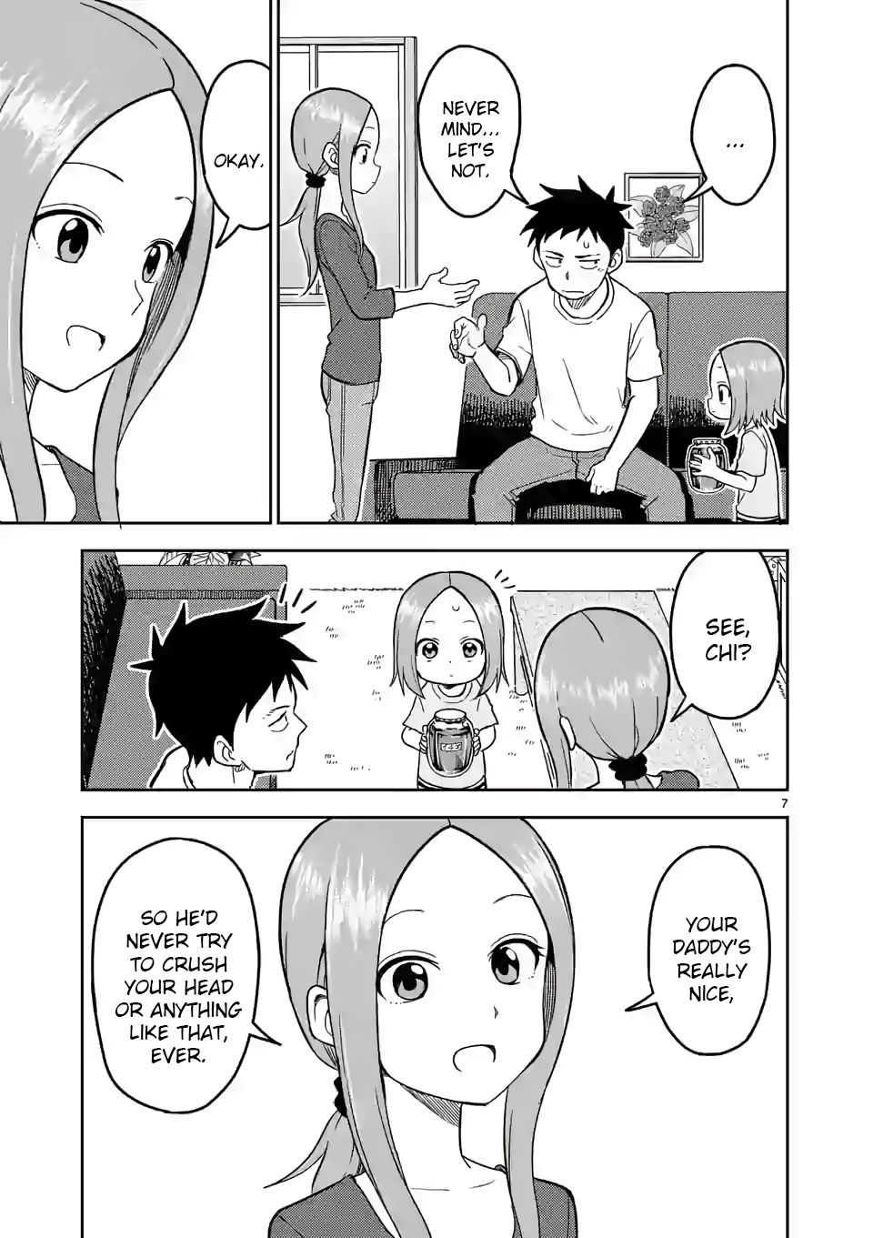 Karakai Jouzu no (Moto) Takagi-san chapter 141 page 7